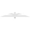 Ekena Millwork Redmond Architectural Grade PVC Gable Bracket, 72"W x 12"H x 4"D x 4"F, 4/12 Pitch GBP072X12X0404RED00 - alternate 5